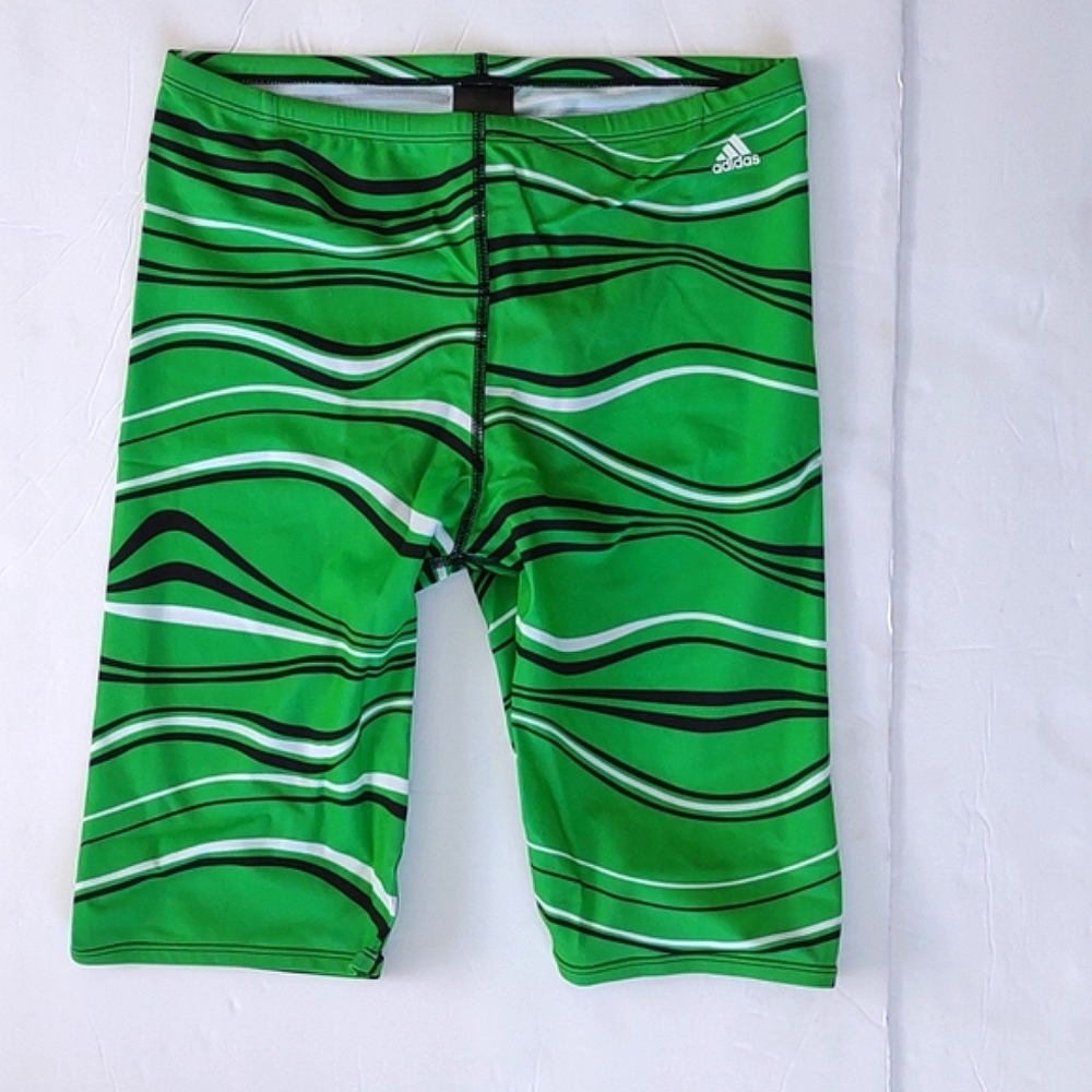 Adidas Performance Competition Green Elevate Swim Jammer 30 & 32